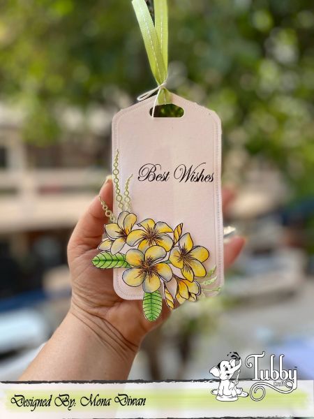 Plumeria Florals Clear Stamp
