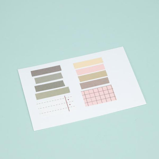 Autumn Color Washi Tape (Set of 10)