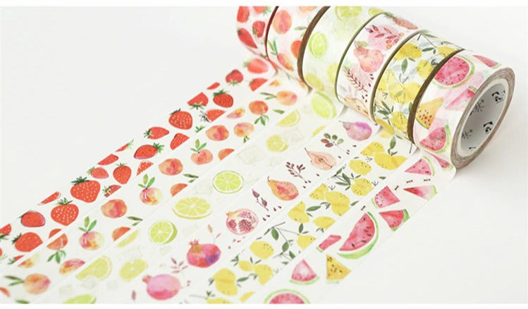 Kawaii Fruits Washi Tape