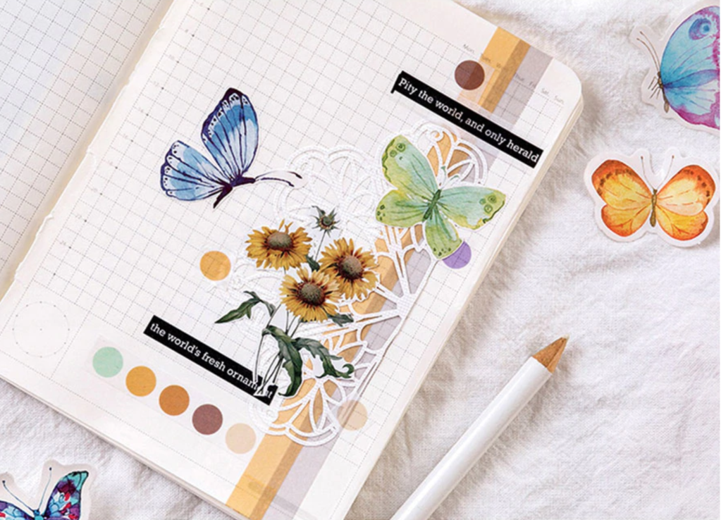 Butterfly Garden Planner Stickers
