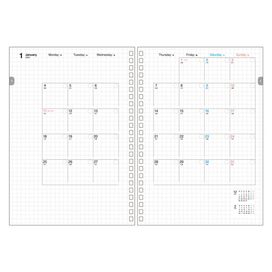 2021 Diary Planner Leaf
