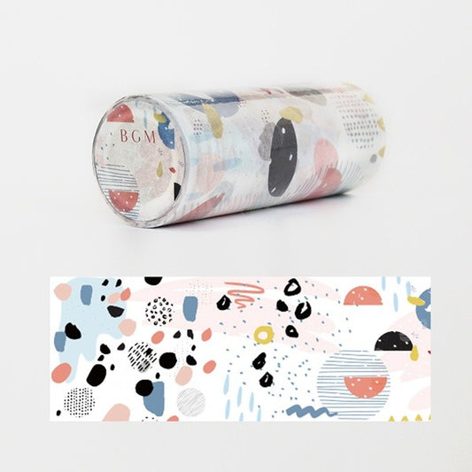 BGM Abstract Painting Washi Tape