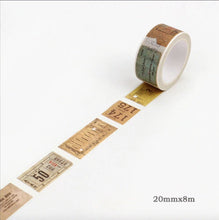 Load image into Gallery viewer, Postal Memory Washi Tape
