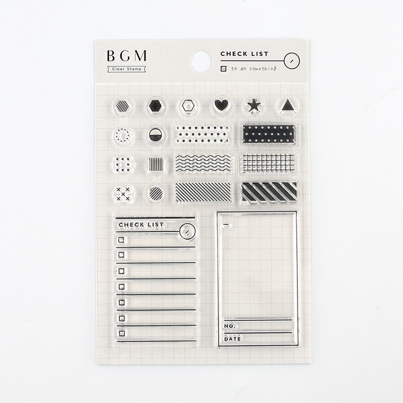 BGM Clear Stamps