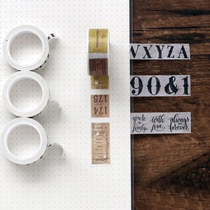 Quotes Memory Washi Tape