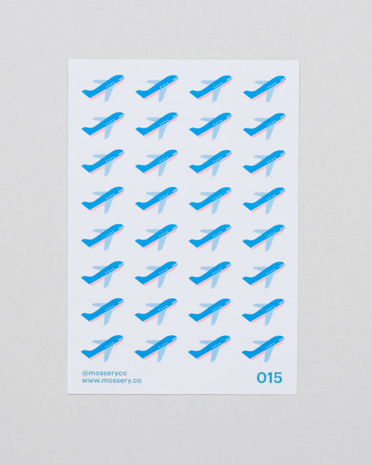 Mossery Stickers- Aeroplane