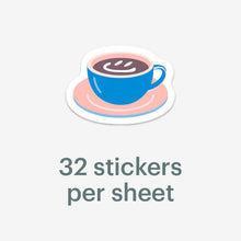 Load image into Gallery viewer, Mossery Stickers- Coffee
