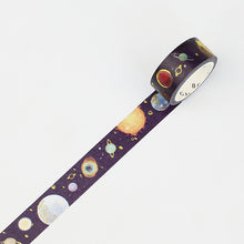 Load image into Gallery viewer, BGM Gold Planet Washi Tape
