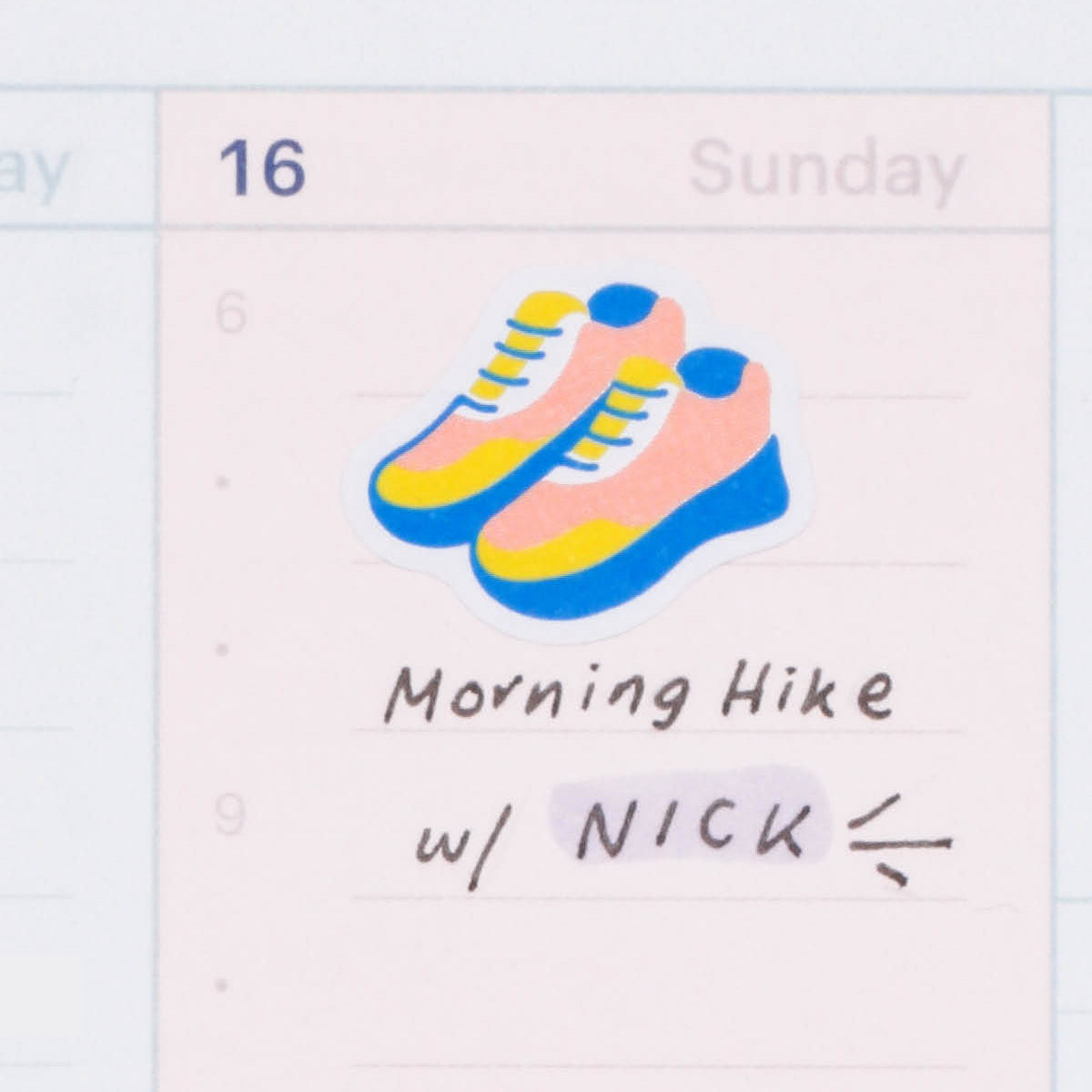 Mossery Stickers- Running Shoes