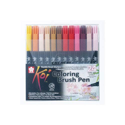Sakura Koi Coloring Brush Pen (Set of 24)