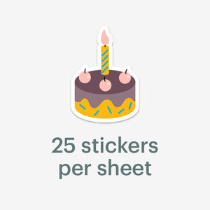 Mossery Stickers- Cake