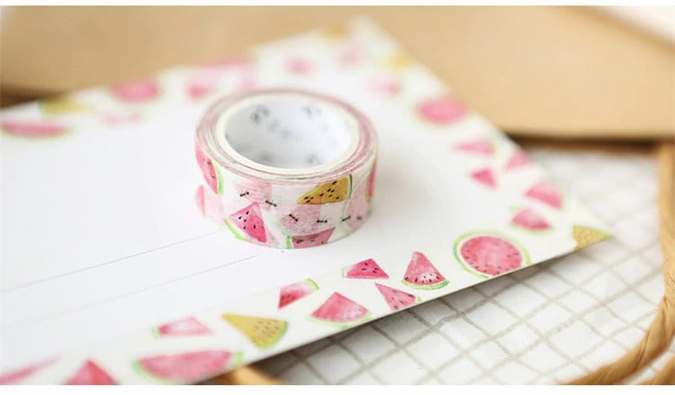 Kawaii Fruits Washi Tape