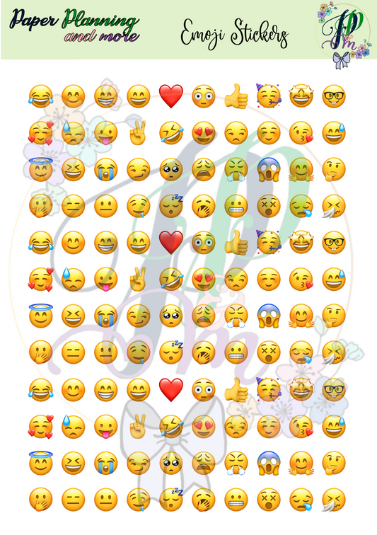 Emoji Sticker Sheet