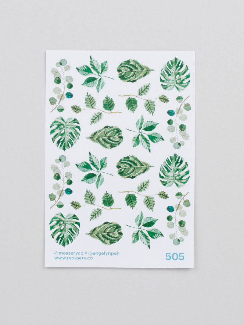 Mossery: Artist Series Stickers- Foliage