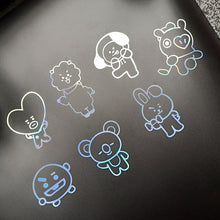 Load image into Gallery viewer, BT21 Holo Vinyl Sticker
