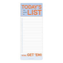 Load image into Gallery viewer, Knock Knock Today’s List Make-a-List Pad
