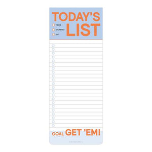 Knock Knock Today’s List Make-a-List Pad