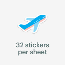 Load image into Gallery viewer, Mossery Stickers- Aeroplane
