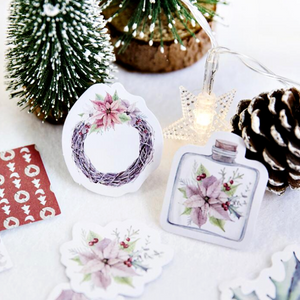 Christmas Flowers Decorative Stickers
