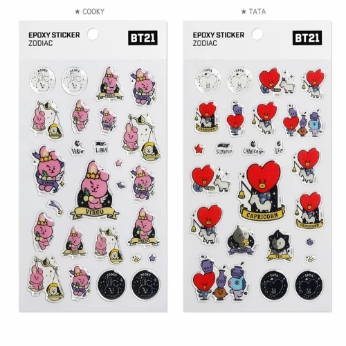 BT21 OFFICIAL EPOXY STICKER - ZODIAC