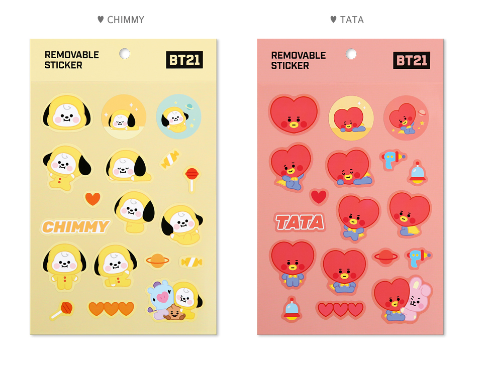 BT21 BABY REMOVABLE STICKER
