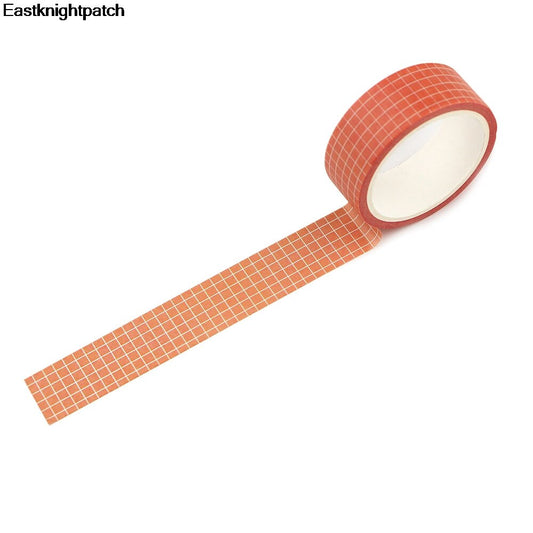 Orange Grid Washi Tape