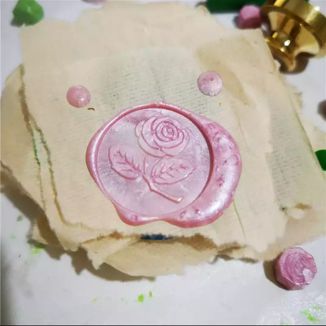 Beauty and the Beast Rose Wax Seal Stamp Head