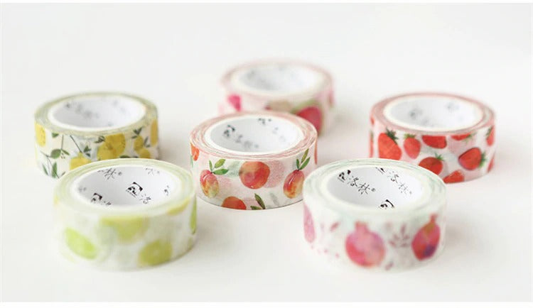 Kawaii Fruits Washi Tape