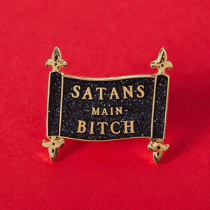 Satan's Main B Enamel Pin