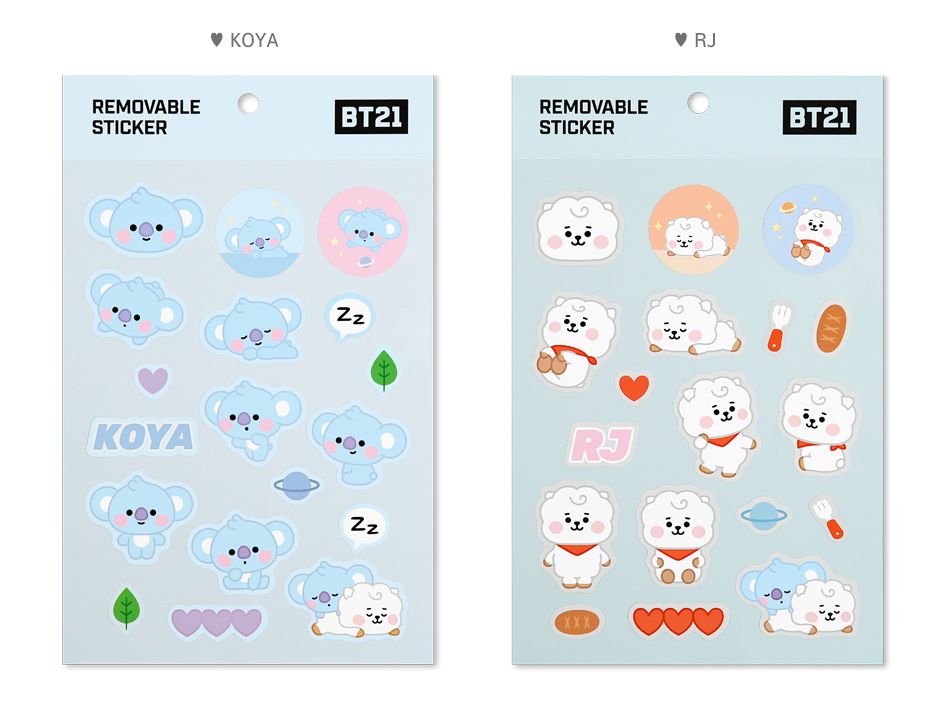 BT21 BABY REMOVABLE STICKER