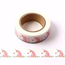 Load image into Gallery viewer, Pink Unicorn Washi Tape
