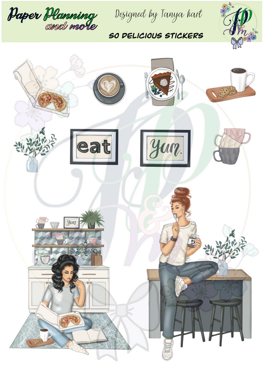 So Delicious Sticker Sheet