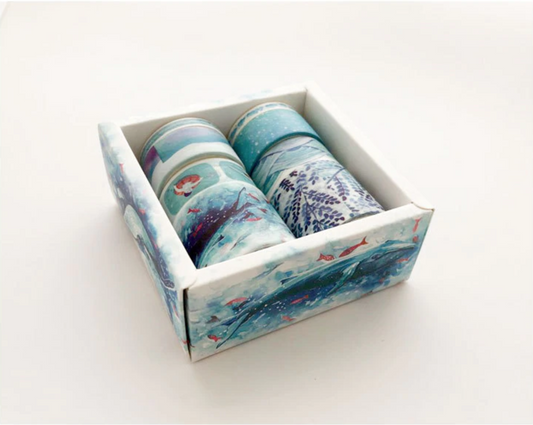 8 Piece Sea and Sky Washi Tape Set