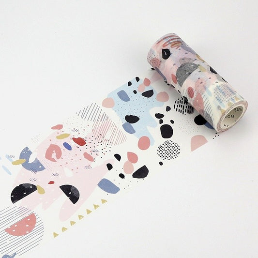 BGM Abstract Painting Washi Tape