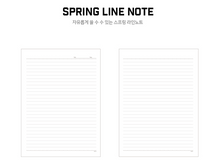 Load image into Gallery viewer, BTS BT21 OFFICIAL SPRING NOTEBOOK
