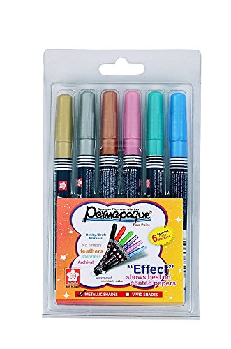 Sakura Permapaque Fine Point (Set of 6 Shades)