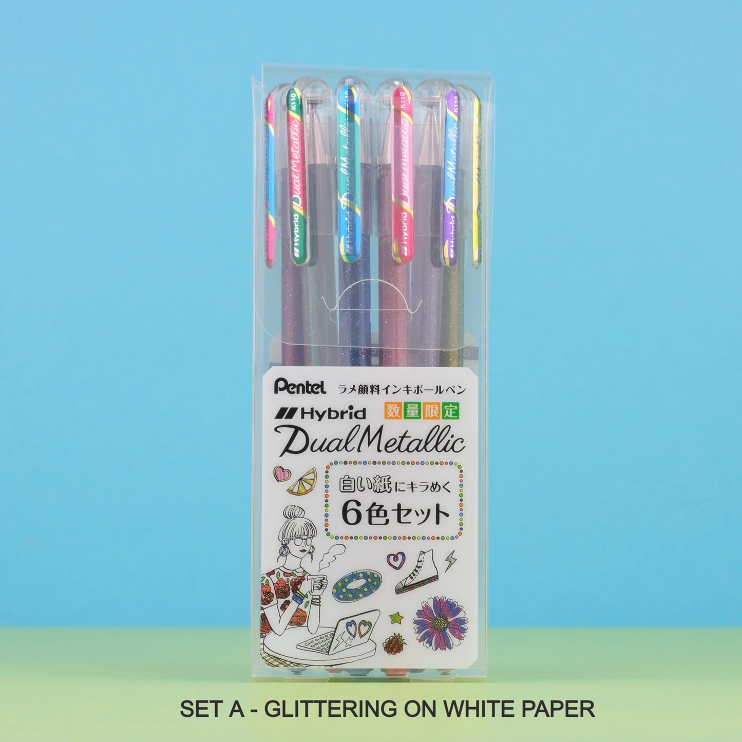 Pentel Hybrid Dual Metallic Gel Pen
