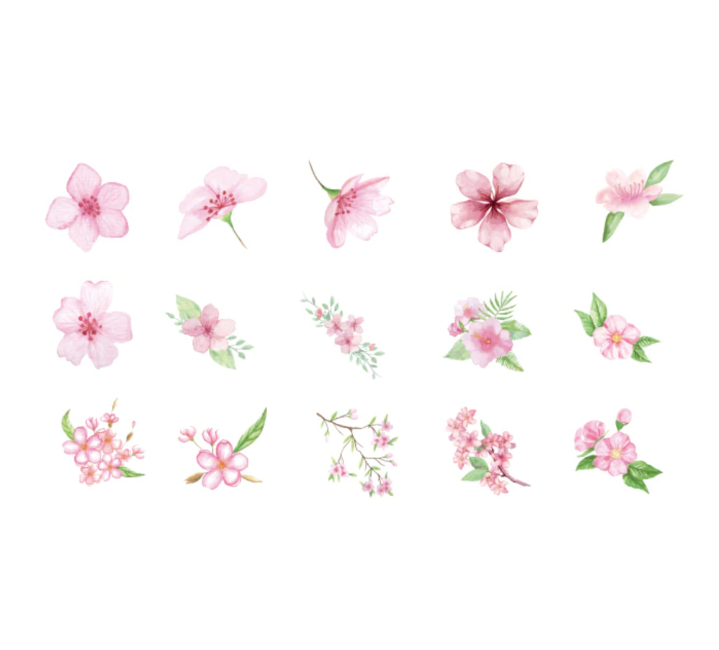 Almond Blossom Stickers