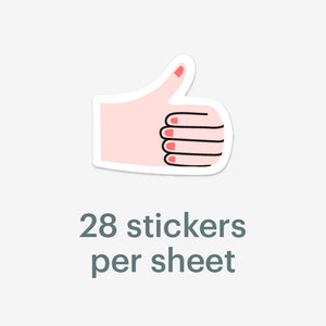 Mossery Stickers- Thumbs Up