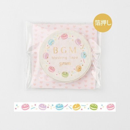 BGM Macaroon Slim Washi Tape
