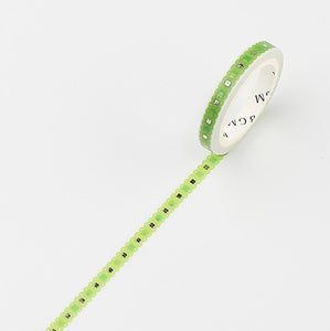 BGM Green Lace Slim Washi Tape