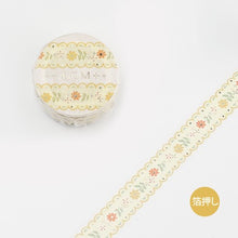 Load image into Gallery viewer, BGM Embroidery Yellow Washi Tape
