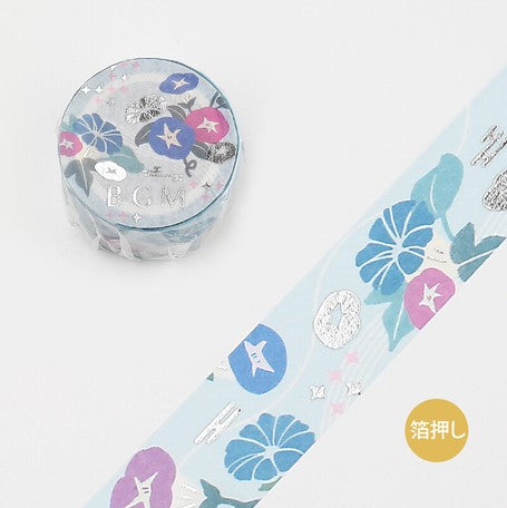 BGM Japanese Style ・Morning Glory Washi Tape