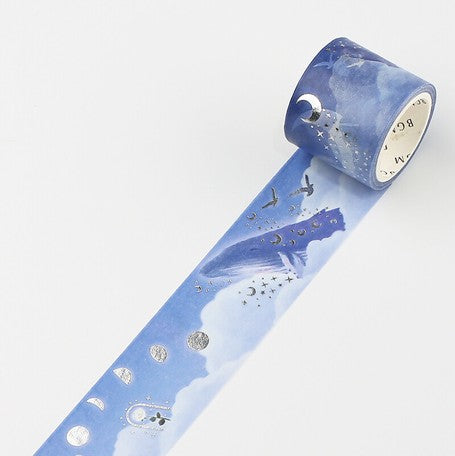 BGM Whale Night Washi Tape