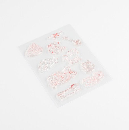 BGM Clear Stamp - Alice Tea Time