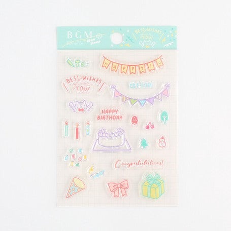 BGM Clear Stamp - Party