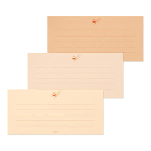 Message Letter Pad Giving a color Brown