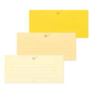 Message Letter Pad Giving a color Gold