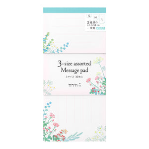 3-size Assorted Message Pad Bouquet