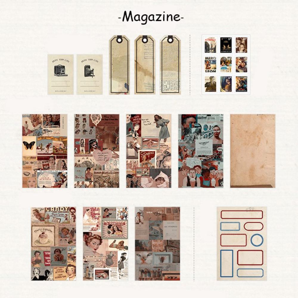 Vintage Planner Material Set